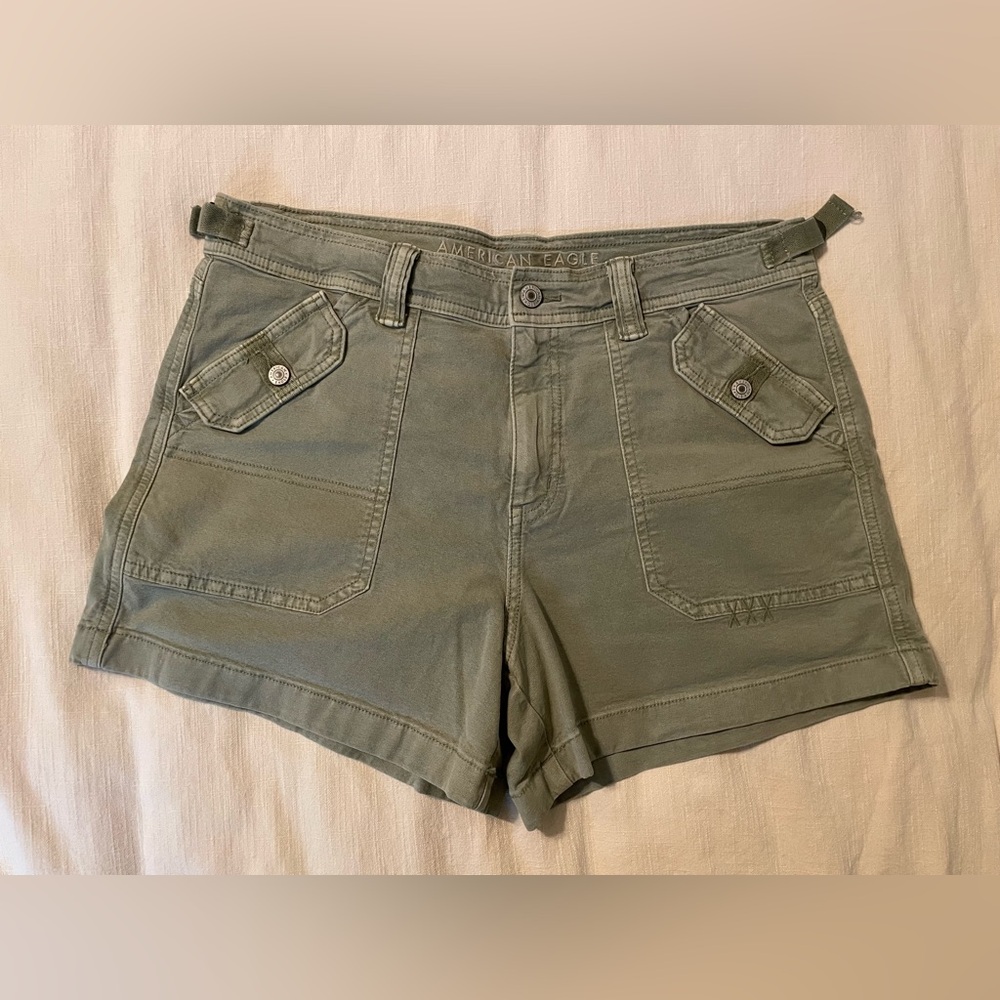 American Eagle Outfitters Olive Cargo Shorts